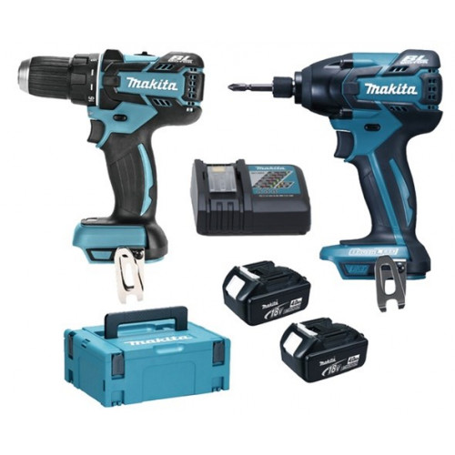 Akumuliatorinių suktuvų komplektas Makita DLX2000MJ (DDF480+ DTD129) (išparduota)