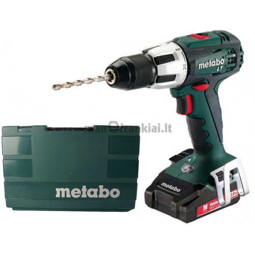 Akumuliatorinis suktuvas-gręžtuvas Metabo SB 18 LT BL (2x4.0ah)