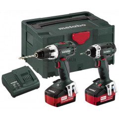 Suktuvas-gręžtuvas Metabo BS 18 LT + smūginis suktuvas SSD 18 (4,0Ah)
