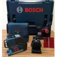 Linijinis lazerinis nivelyras Bosch GLL 3-80 P + universalus laikiklis BM 1 + atstumų matuoklis GLM 30