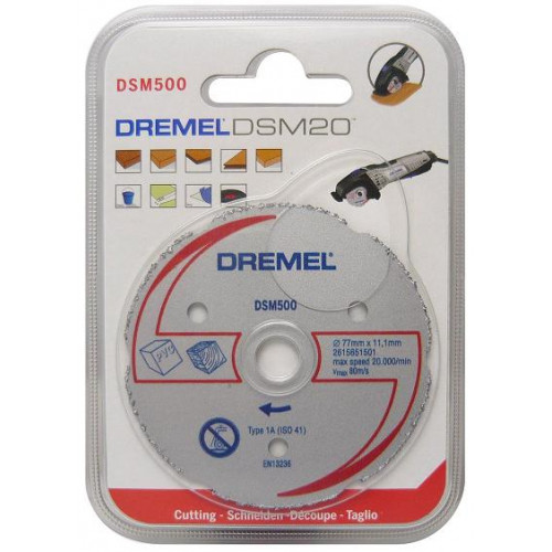 DREMEL DSM500 daugiafunkcis karbido pjovimo diskas DSM20 įrankiui