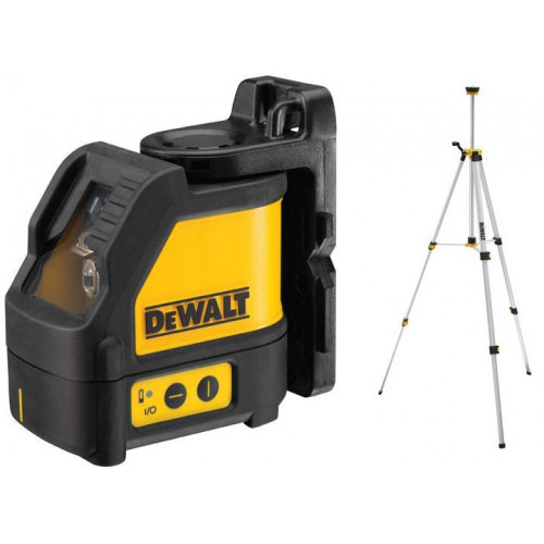 2 krypčių savaime susireguliuojantis lazeris DeWALT DW088K  +  tvirtas stovas
