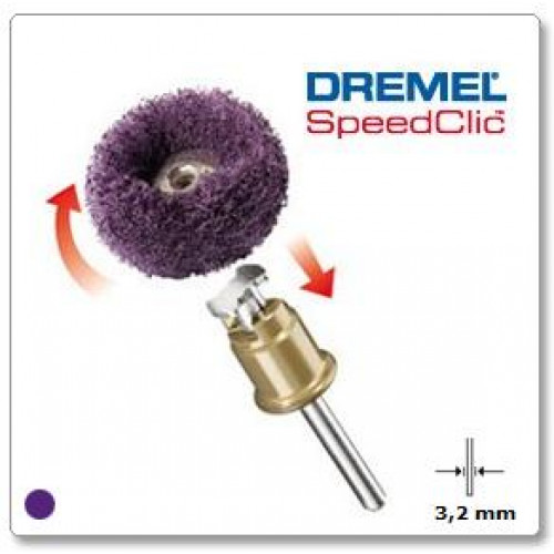 DREMEL® SpeedClic®smulkūs abrazyviniai šlifavimo diskai (512S), 2 vnt.