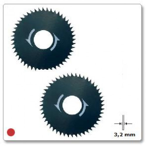 Įpjovų / skersinio pjovimo diskas medienai 31,8 mm Dremel (546), 2 vnt.