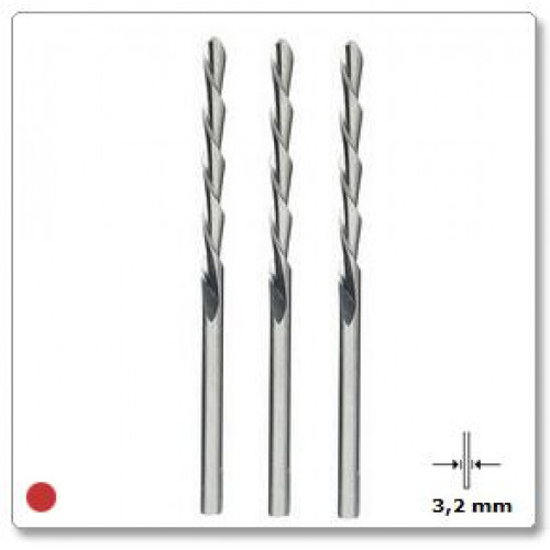 Dremel spiralinis pjaunamasis antgalis medienai, plastmasei, stiklo pluoštui (561), 3 vnt.