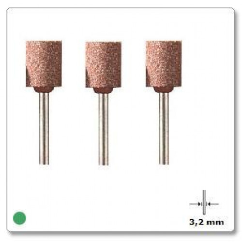 Aliuminio oksido šlifavimo akmuo 9,5 mm Dremel (932), 3 vnt.