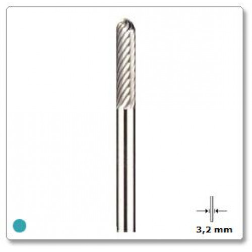 Volframo karbido frezavimo grąžtas Dremel 9903 (3,2 mm)
