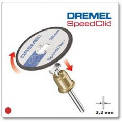 DREMEL SpeedClic  plastmasės pjovimo diskai (SC476), 5 vnt.