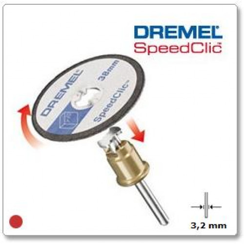 DREMEL SpeedClic  plastmasės pjovimo diskai (SC476), 5 vnt.