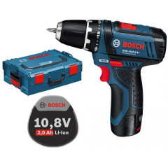 Akumuliatorinis 2-jų gr. gręžtuvas-suktuvas Bosch GSR 12V-35 Professional (2x3.0Ah)