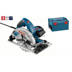Rankinis diskinis pjūklas BOSCH GKS 65 GCE Professional + Lboxx