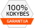 100% kokybės garantija